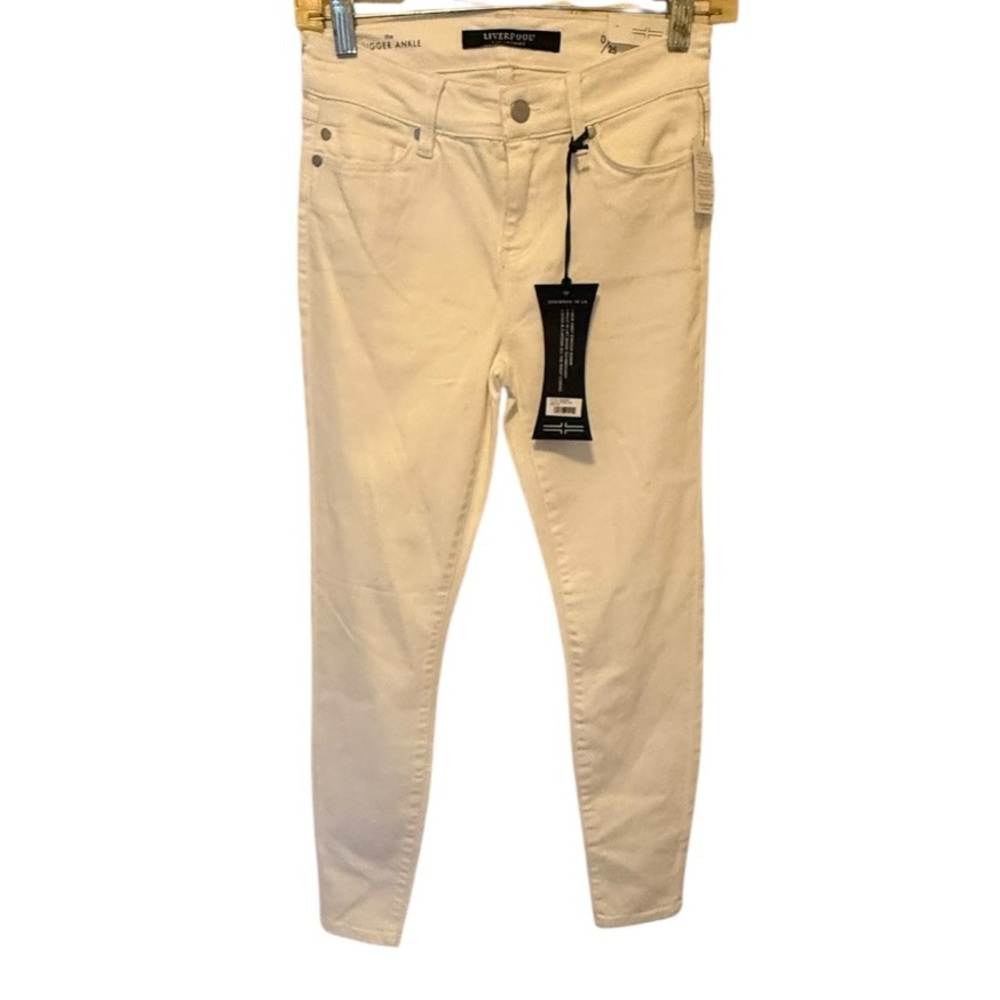 Liverpool Los Angeles Love White Jeans‎ nwt